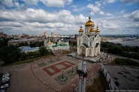 Реконструкция главного храма Хабаровска выполнена на 30%
