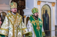 Митрополит Владимир возглавил Божественную литургию в храме апостола и евангелиста Иоанна Богослова Санкт-Петербургской духовной академии