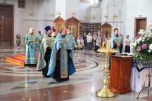 Чин погребения Божией Матери в Спасо=Преображенском кафедральном соборе г.Хабаровска. 29 августа 2011г.